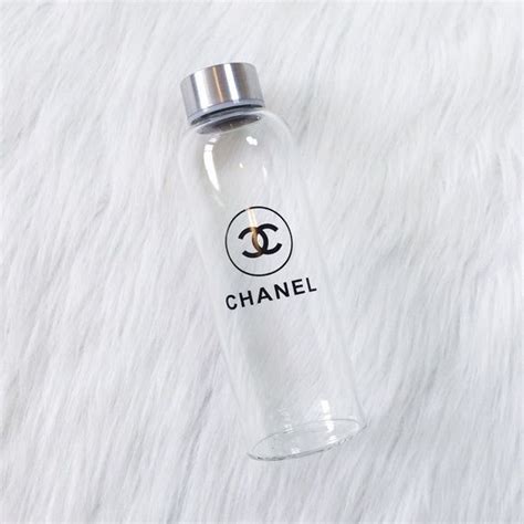 chanel water bottle white|Chanel perfume bottle.